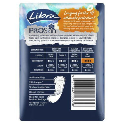 Libra Liner Dry Long 30 - OhYouLuckyDuck.com.au