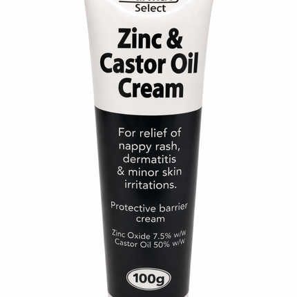 Pharmacy Select Zinc and Castor Oil Cream 100G