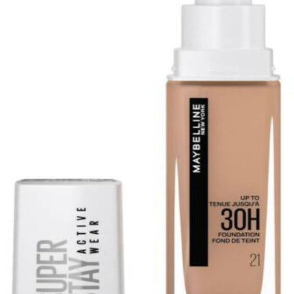 Maybelline Superstay 30H Fdn 21 Nude Beige - OhYouLuckyDuck.com.au
