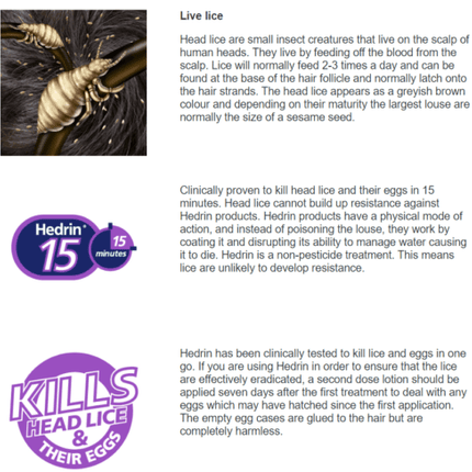 Hedrin 15min Liquid Gel 100ml - OhYouLuckyDuck.com.au