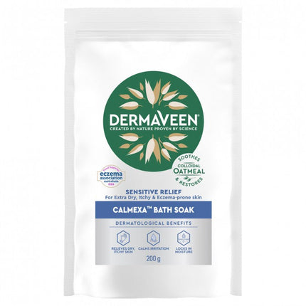 Dermaveen Sensitive Relief Calmexa Bath Soak 200g - OhYouLuckyDuck.com.au
