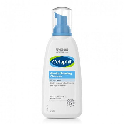 Cetaphil Face Gentle Foaming Cleanser 236ml - OhYouLuckyDuck.com.au