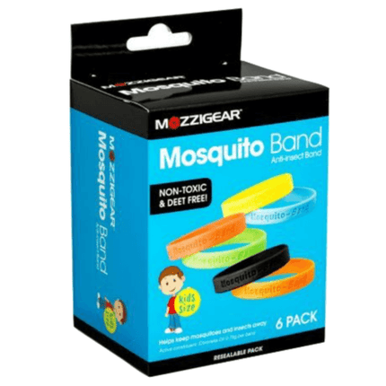 Mozzigear Kids Mosquito Bands 6 wrist band pack - Kids - OhYouLuckyDuck.com.au