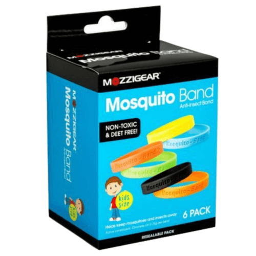 Mozzigear Kids Mosquito Bands 6 wrist band pack - Kids - OhYouLuckyDuck.com.au