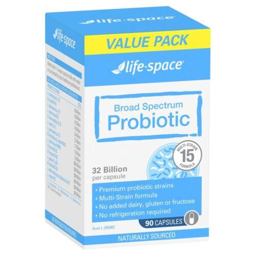 Life Space Broad Spectrum Probiotic Capsules 90 - OhYouLuckyDuck.com.au