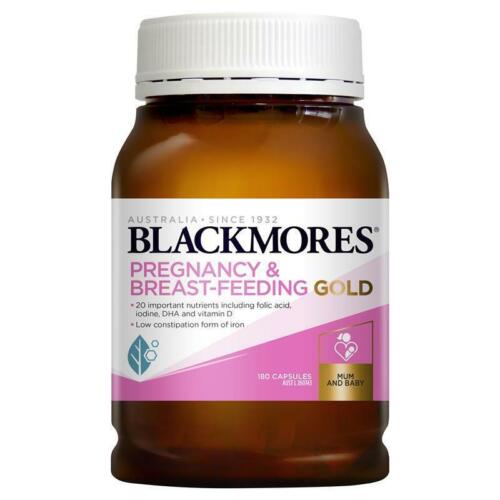 Blackmores Pregnancy & Breast-Feeding Gold 180 Capsules - OhYouLuckyDuck.com.au