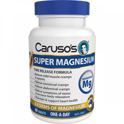 Caruso's Super Magnesium 60 Tablets - OhYouLuckyDuck.com.au