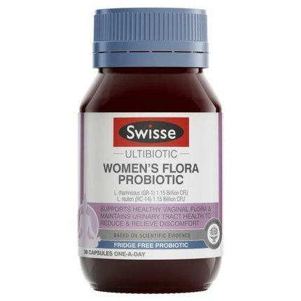 Swisse Ultibiotic Womens Flora Probiotic Caps 30 - OhYouLuckyDuck.com.au