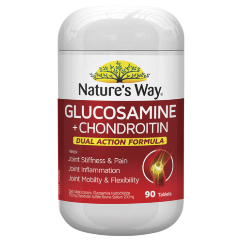 Natures Way Glucosamine Plus Chondroitin Dual Action 90 Tablets - OhYouLuckyDuck.com.au