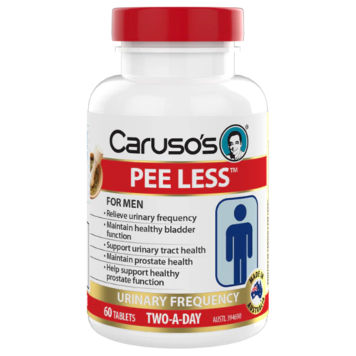 Caruso's Pee Less For Men 60 Tablets - OhYouLuckyDuck.com.au