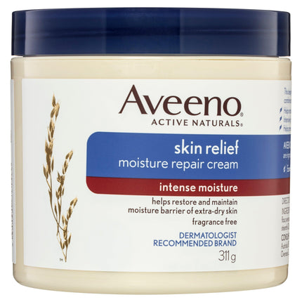 Aveeno Skin Relief Moisture Repair Fragrance Free Cream 311g