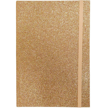 Notebook A5 Glitter Champagne