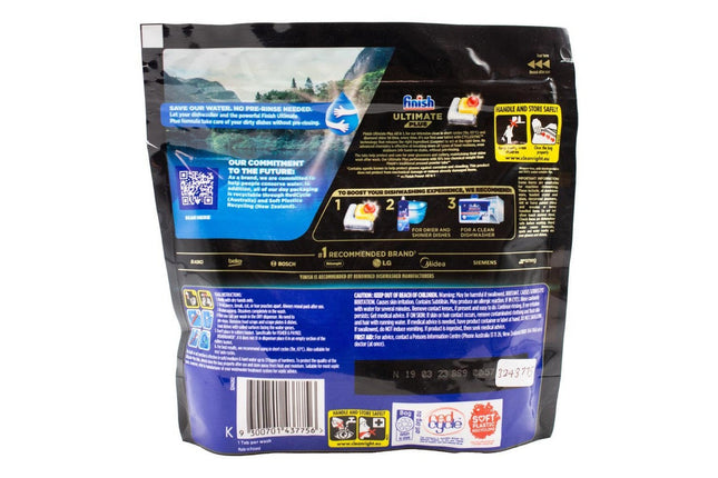 Finish Powerball Ultimate Plus All In 1 Lemon Dishwasher Tablets 15 Pack 0.29 kg