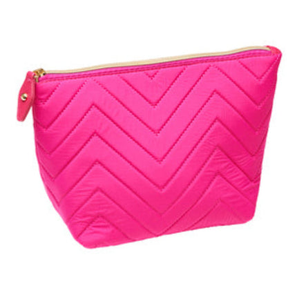 Priceline Large Pouch Quilted Raspberry