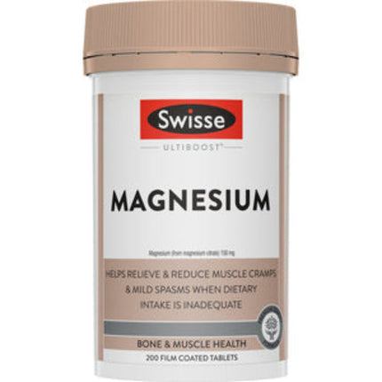 Swisse Ultiboost Magnesium 200 Tablets