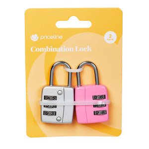 Priceline Lock Combination Padlock 2 PCS