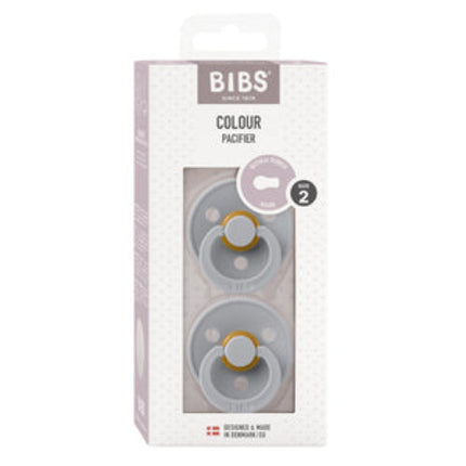 BIBS Colour Pacifier Blush Size 2 2 Pack
