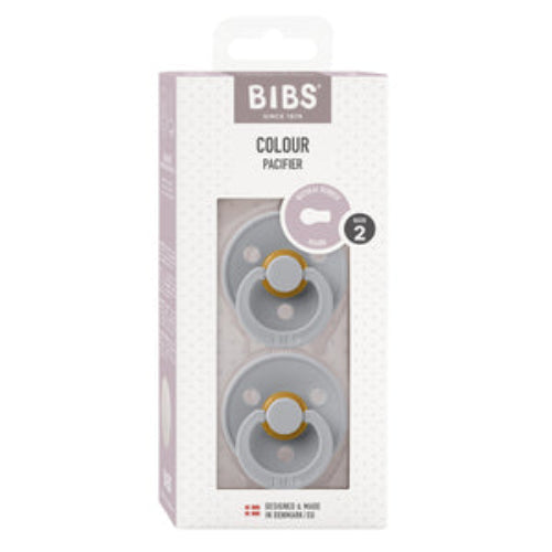 BIBS Colour Pacifier Blush Size 2 2 Pack