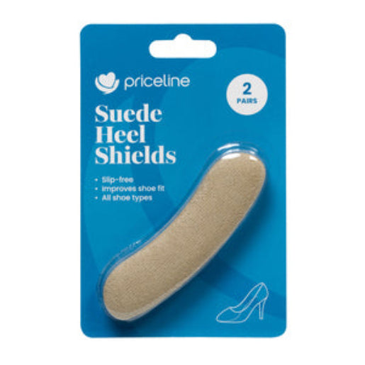 Priceline Suede Heel Shields 2 Pairs