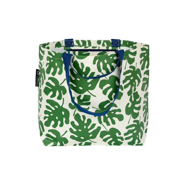 Project Ten Monstera Zip Medium Tote Bag 45cm x 40CM x 20CM