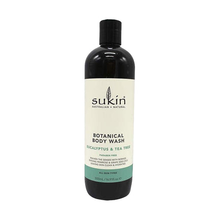 Sukin Botanical Body Wash Eucalyptus & Tea Tree 500ml