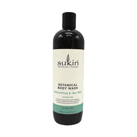 Sukin Botanical Body Wash Eucalyptus & Tea Tree 500ml