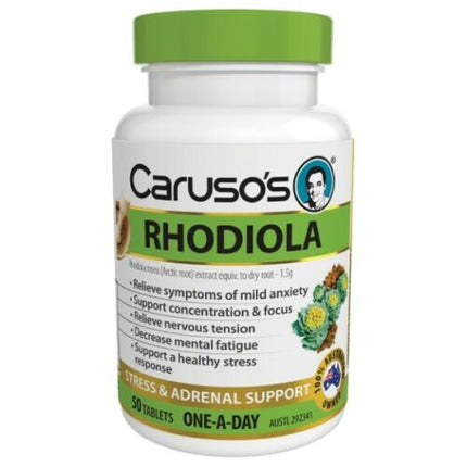 Caruso'S Rhodiola Tabs 50 - OhYouLuckyDuck.com.au