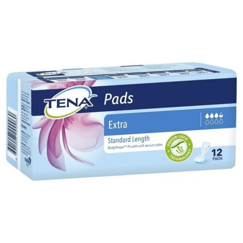 Tena Pads Extra Standard Length 12 Pack - OhYouLuckyDuck.com.au