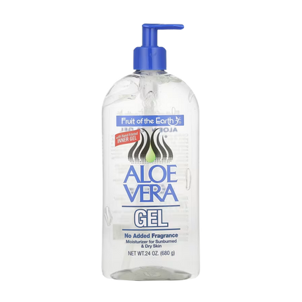 Fruit of the Earth Aloe Vera 100 Percent Gel for Sunburn and Dry Skin 680G