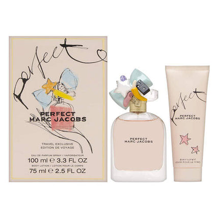 Marc Jacobs Perfect 2 Piece Gift Set with 100ml EDT and 75ml Body Lotion