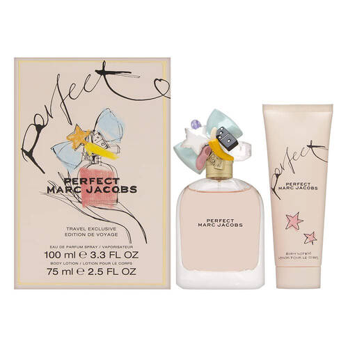 Marc Jacobs Perfect 2 Piece Gift Set with 100ml EDT and 75ml Body Lotion