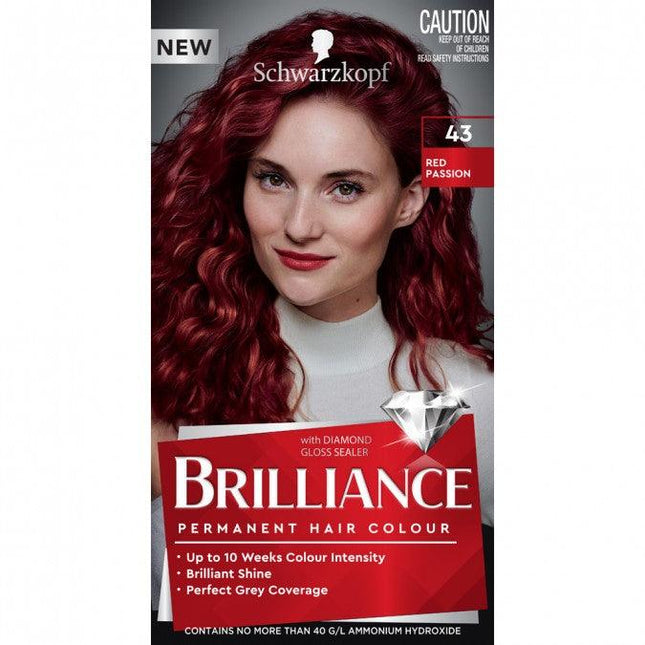 Schwarzkopf Brilliance 43 Red Passion - OhYouLuckyDuck.com.au