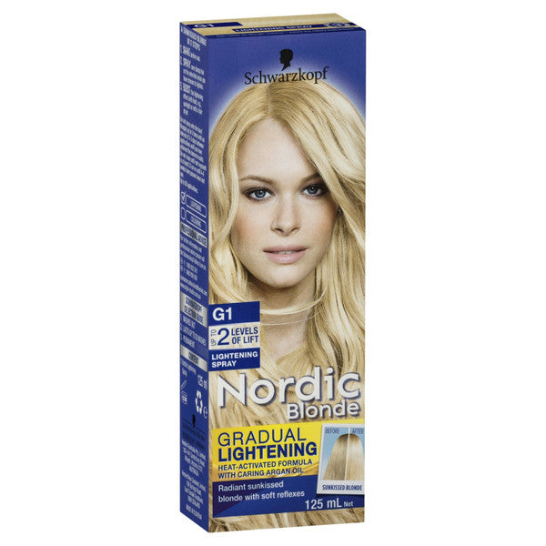 Schwarzkopf Nordic Blonde G1 Lightening Spary 125ml - OhYouLuckyDuck.com.au
