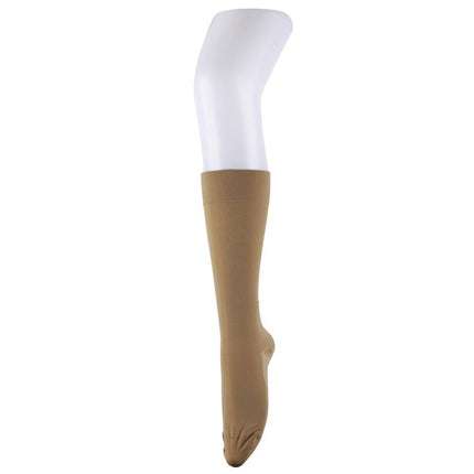 Bare Medical Ellipsis Lite Compression Knee High Stockings Closed Toe Beige 15-21 mmhg Xl