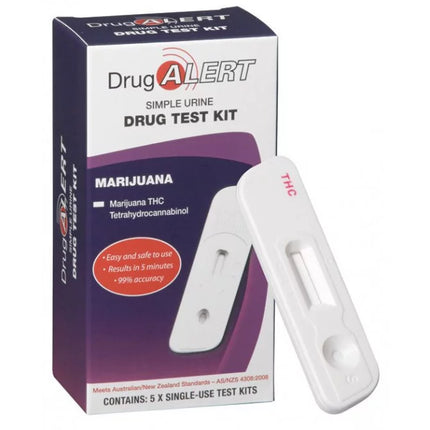 Drug Alert Marijuana Drug Test Kit 5 Tests