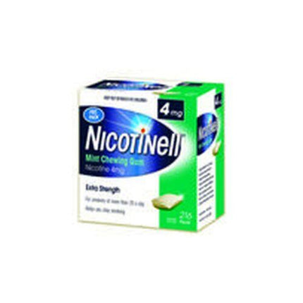 Nicotinell Chewing Gum Mint 4mg | 216 Pieces - OhYouLuckyDuck.com.au