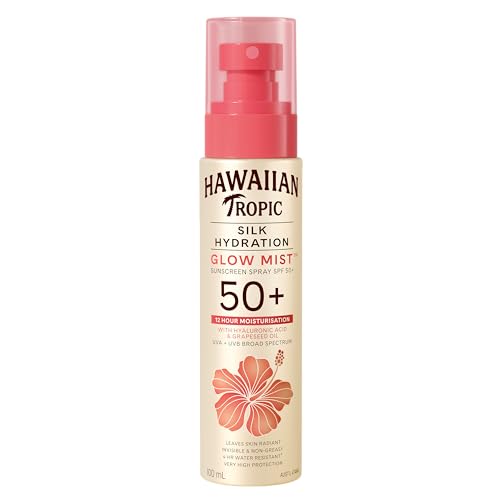 Hawaiian Tropic Silk Hydration Glow Mist Spf 50+ Sunscreen 100ML