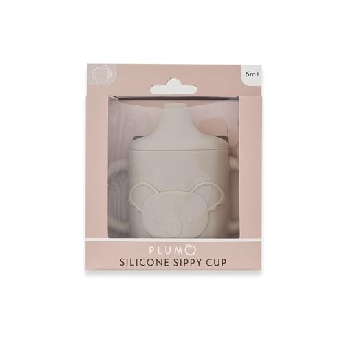 Plum Silicone Sippy Cup For Toddlers Koala Sand
