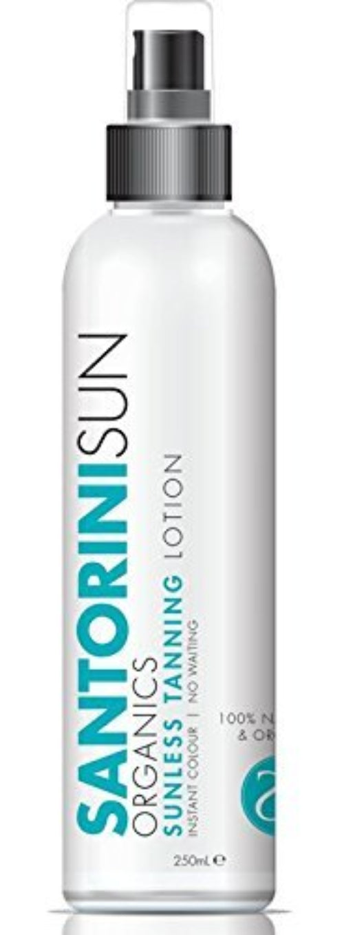 Santorini Tanning Lotion for a Deep Sun Kissed Glow 250ML