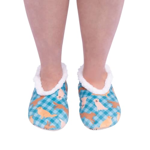 Splosh Snuggups Women'S Slippers Printed Pets Golden Retriever Medium