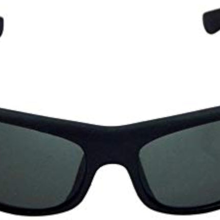 Gibson Aspect Unisex Curve Wrap Sunglasses Black Polarised