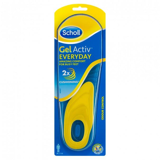 Scholl Gel Activ Everyday Shoe Insoles Men - OhYouLuckyDuck.com.au
