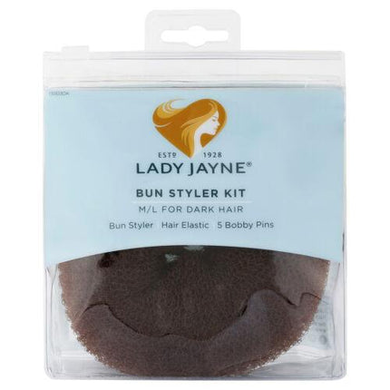 Lady Jayne Dark Bun Styler Kit Medium/Large - OhYouLuckyDuck.com.au