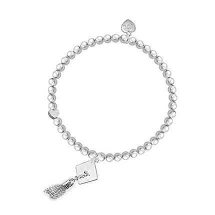 Life Charms Just Because Graduation Bracelet with Mortar Board Charm