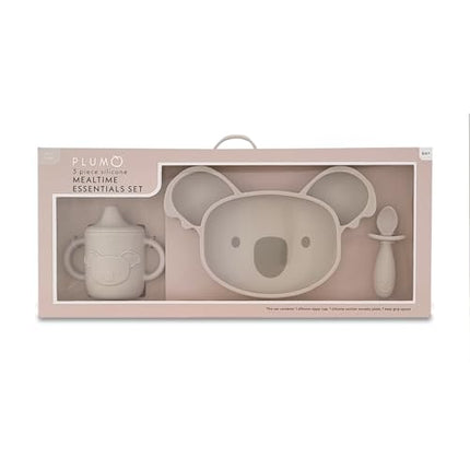 Plum 3 Piece Mealtime Essential Set Sand
