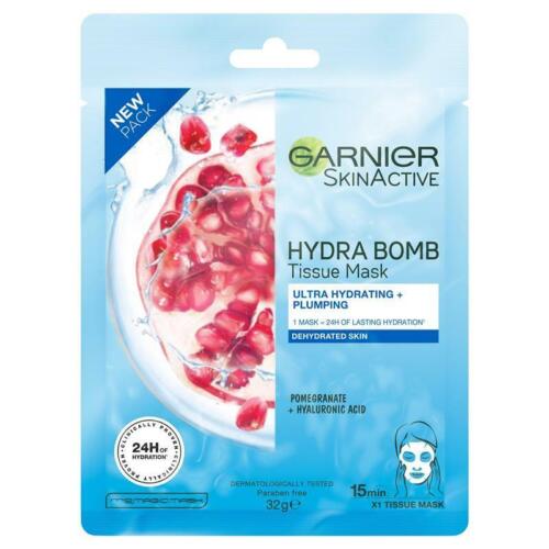Garnier Hydra Bomb Tissue Mask Pomegranate 28G - OhYouLuckyDuck.com.au