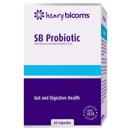 Henry Blooms Sb Probiotic Gut Health 60 Vegetarian Capsules