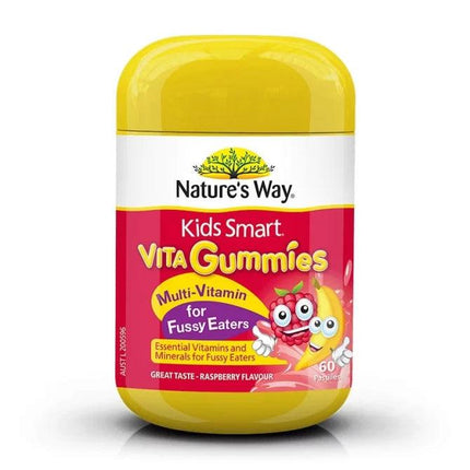 Natures Way Kids Smart Gummies For Fussy Eaters 60 Pastilles - OhYouLuckyDuck.com.au