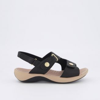 Homyped Odette Womens Comfort Strap Shoe Black 7.5