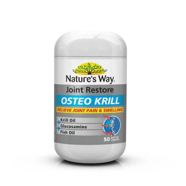 Natures Way Joint Restore Osteo Krill 50 Capsules - OhYouLuckyDuck.com.au